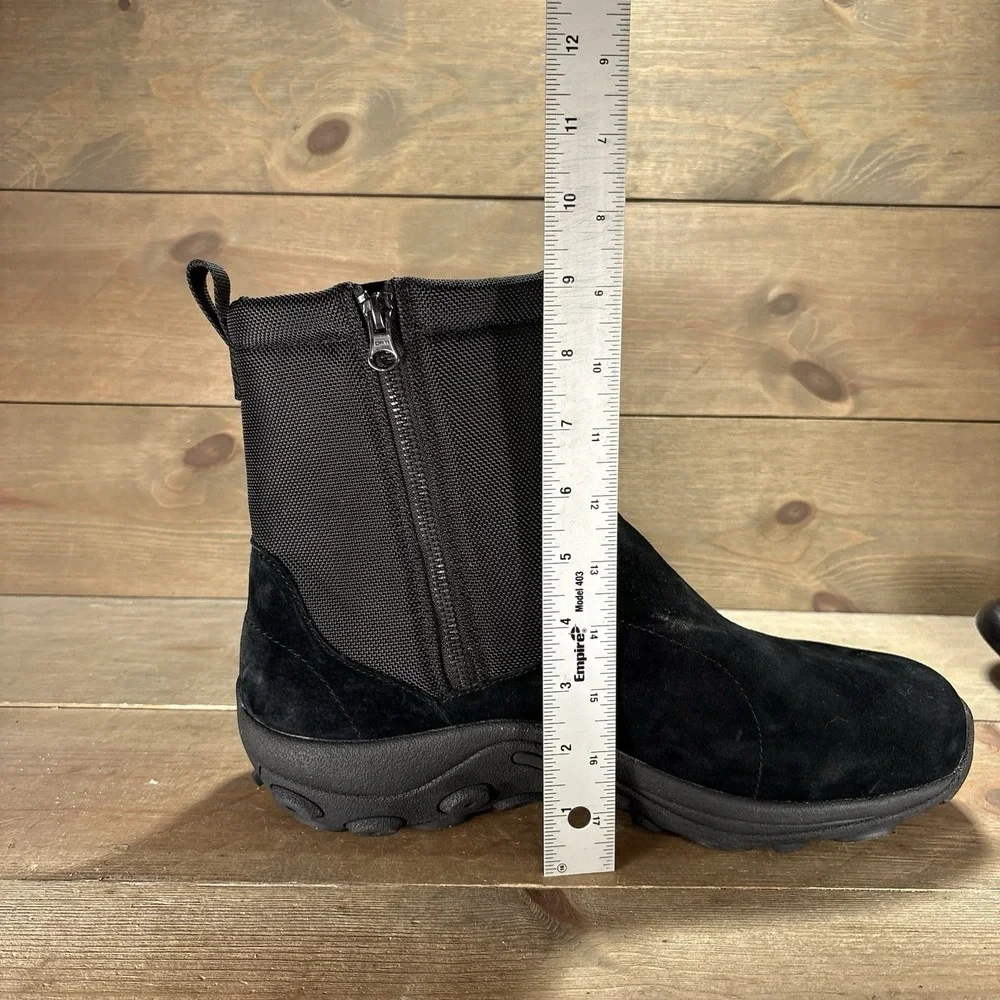 Merrell Jungle Mid Zip Polar mens size 11.5 shoes black lined Waterproof boots